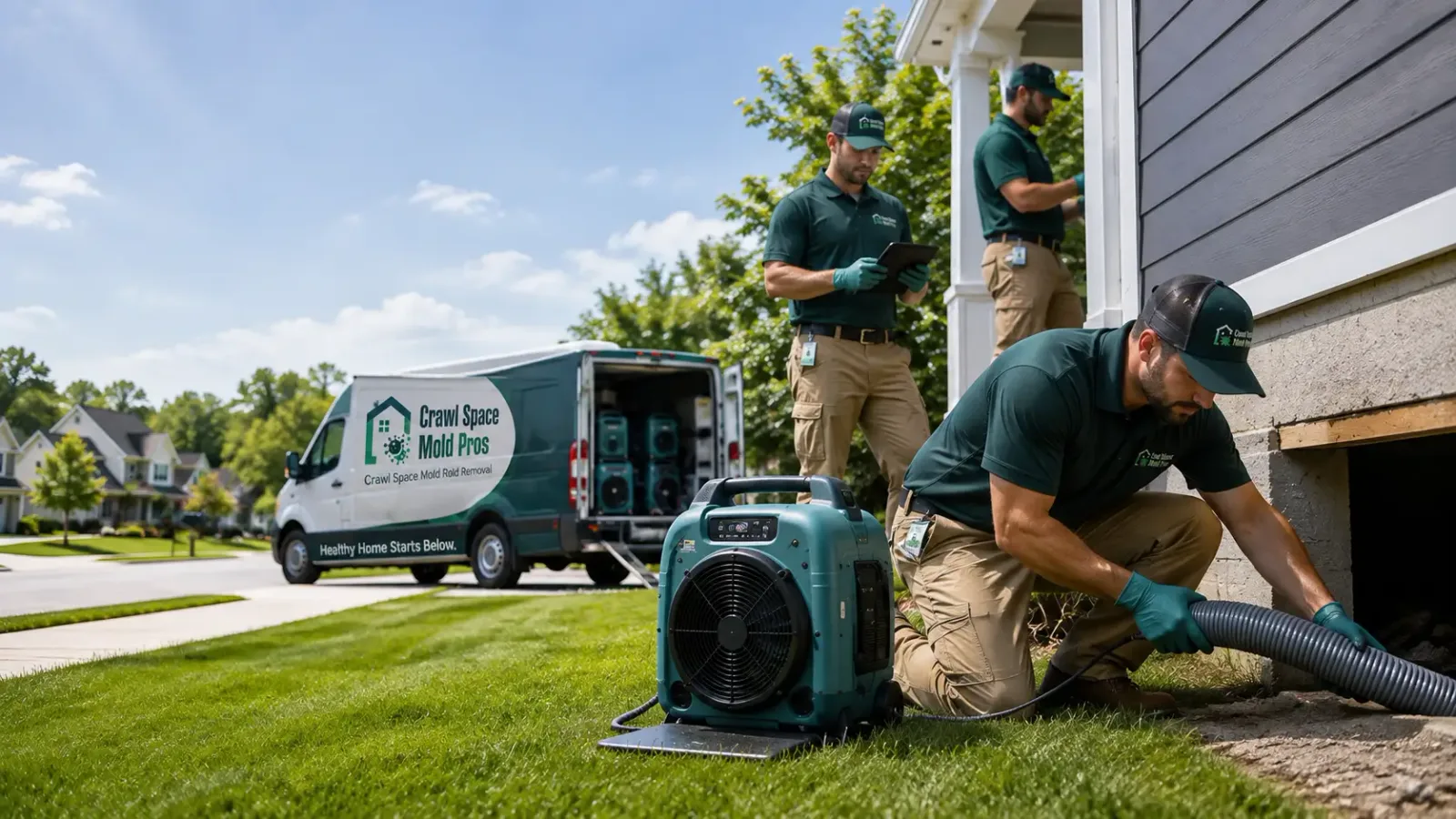 Crawl Space Mold Removal in Coello, IL